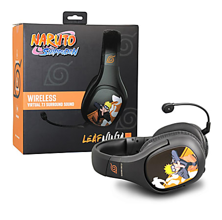 Check Point Naruto Wireless Headset With 7.1 Virtual Surround Sound, Leaf Ninja, NA-HS-1001
