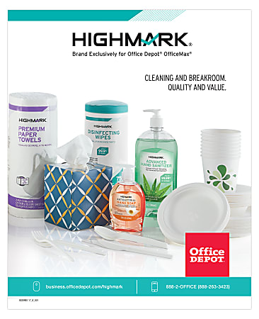 2017 Office Depot Highmark -Exclusive Brand Cleaning and Breakroom