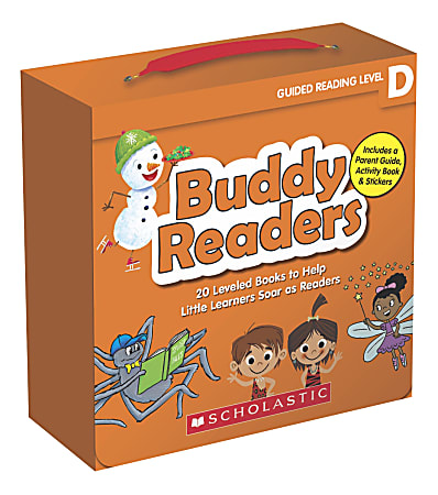 Scholastic Buddy Readers Books, Reading Level D, Pre-K To 2nd Grade, Set Of 100 Books