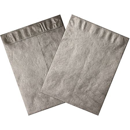 Office Depot® Brand Tyvek® Envelopes, 10" x 13", Silver, Pack Of 100