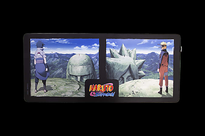 Check Point Naruto Large Mouse Pad, Valley, 13.6" x 31.3", Black/Blue, NA-MP-1004