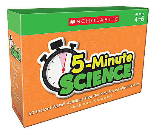 Scholastic 5-Minute Science Kit, Grades 4 To 6