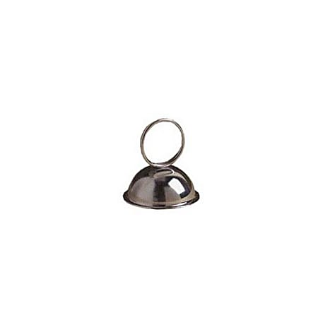 American Metalcraft Nickel-Plated Loop-Style Card Holder, 2-1/2", Silver