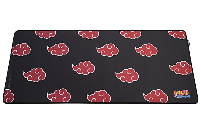 Check Point Naruto Large Mouse Pad, Akatsuk, 31-5/16" x 13-5/8”, Black/Red, NA-MP-1003