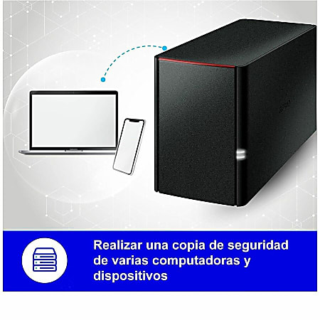 thumbnail image 2 of LinkStation 220 8TB Personal Cloud Storage With Hard Drives Included | USA 2 of 9