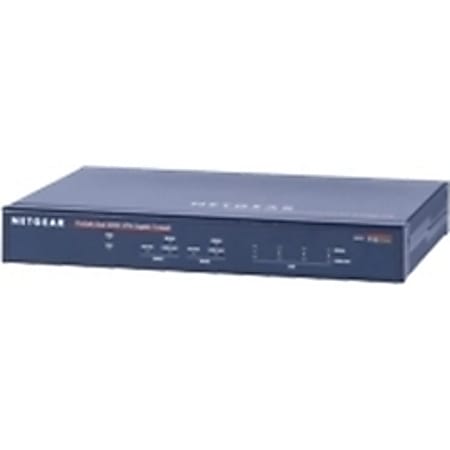 Netgear ProSafe FVS336G Dual WAN Gigabit VPN/Firewall - 4 x 10/100/1000Base-T LAN, 2 x 10/100/1000Base-T WAN