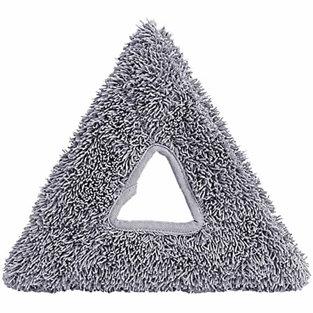 Unger Stingray Glass Washing Pads - Triangle - Cleaning - Dirt Remover, Grime Remover, Durable - MicroFiber - Green, Black - 1 Each