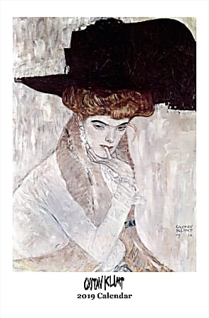 Retrospect Monthly Wall Calendar, Gustav Klimt, 19-1/4" x 12-1/2", Multicolor, January to December 2019
