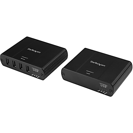 StarTech.com 4 Port USB 2.0 Extender over Cat5 or Cat6 - Up to 330 ft (100m)