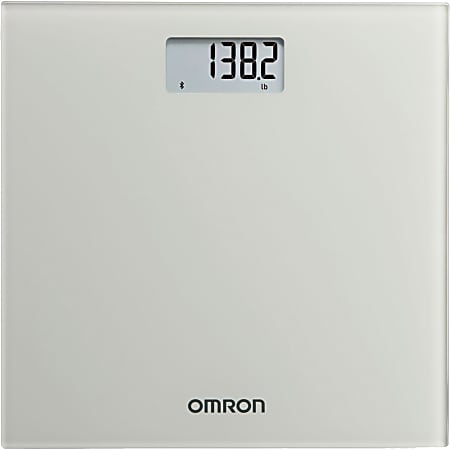 Omron SC 150 Bluetooth Digital Scale 1 H x 10 58 W x 11 716 D Silver -  Office Depot