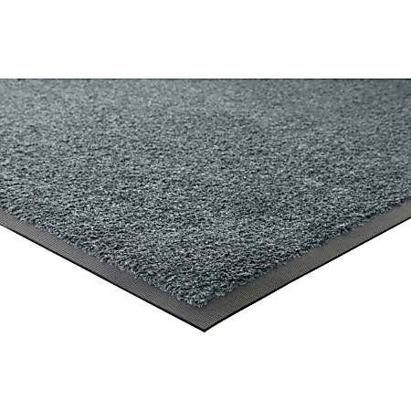 Genuine Joe Platinum Series Walk-Off Indoor Mat, 4' x 6', Gray