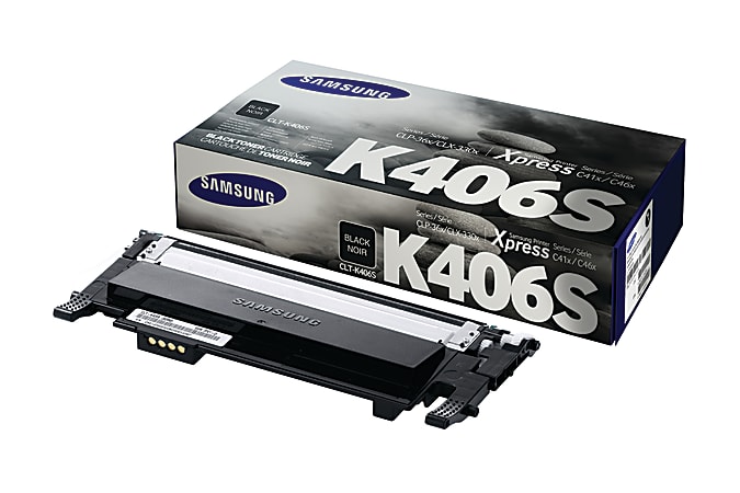 HP K406S Black Toner Cartridge for Samsung CLT-K406S, SU122A