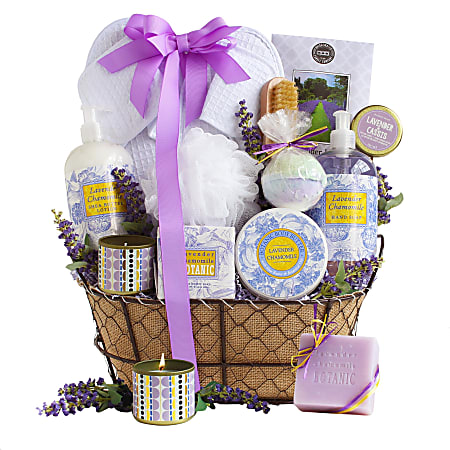 Givens Lavender Spa Getaway Gift Basket