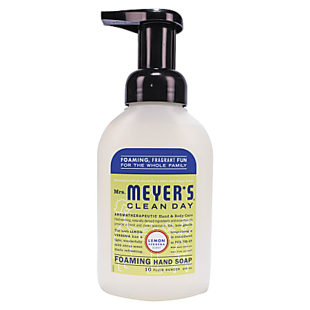 Mrs. Meyer's Clean Day Foam Hand Soap, Lemon Scent, 10 Oz Bottle