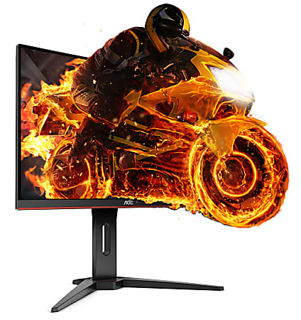 AOC 23.6 LED Curved Gaming Monitor VESA Mount 24G1OD
