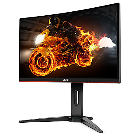 AOC 23.6 LED Curved Gaming Monitor VESA Mount 24G1OD - Office Depot