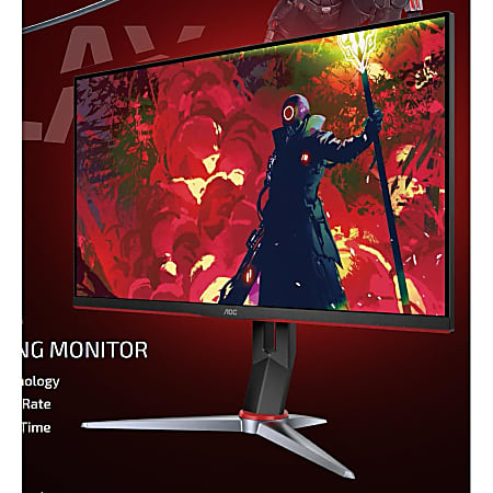 AOC 23.6 LED Curved Gaming Monitor VESA Mount 24G1OD