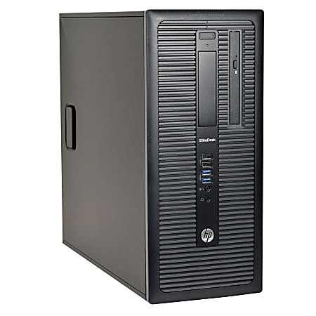 HP EliteDesk 800 G1 Refurbished Desktop PC, 4th Gen Intel® Core™ i7, 16GB Memory, 2TB Hard Drive, Windows® 10 Professional