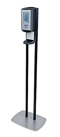 Purell® CS8 Dispenser Floor Stand, For Hand Sanitizer, Graphite, 7418-DS