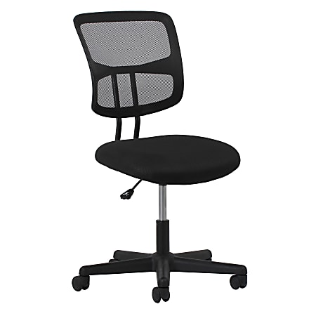 OFM Essentials Swivel Mesh Office Chair in Black 