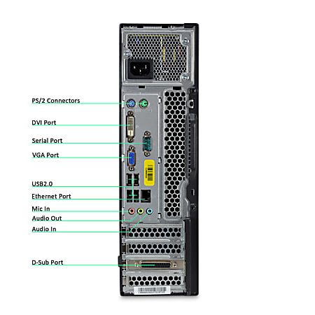 Lenovo ThinkCentre M72e Refurbished Desktop PC Intel Pentium 4GB