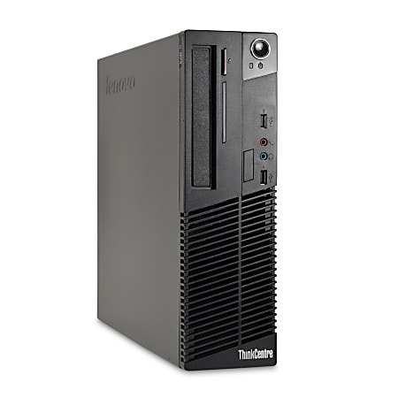 Lenovo® ThinkCentre® M72e Refurbished Desktop PC, Intel® Pentium®, 4GB Memory, 500GB Hard Drive, Windows® 10 Pro