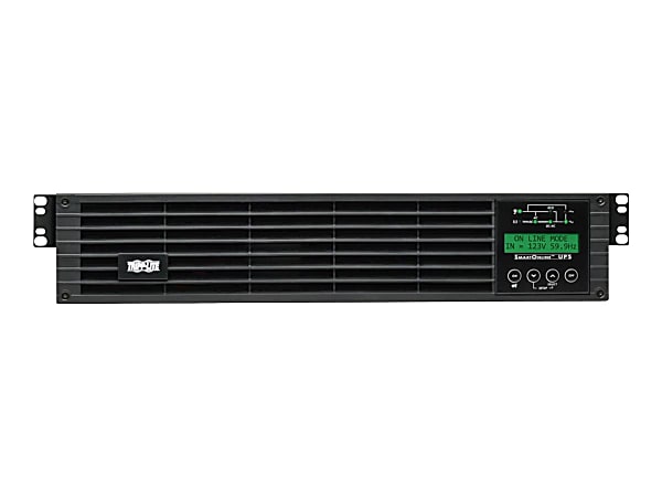 Tripp Lite UPS Smart Online 2000VA 1800W Extended Run 7Out LCD USB DB9 2URM - UPS (rack-mountable) - AC 100/110/115/120/127 V - 1.8 kW - 2000 VA - 1-phase - RS-232, USB - output connectors: 7 - 2U - 19"