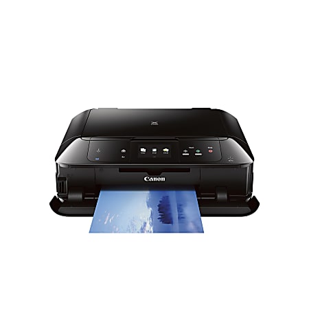 Canon PIXMA Wireless Inkjet Printer Copier Black MG7520 - Office Depot
