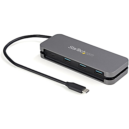 StarTech.com 4 Port USB C Hub - 3x