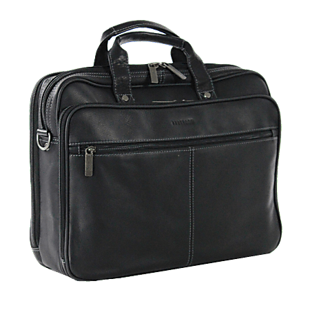 Heritage Leather Laptop Case For 16" Laptops, Black