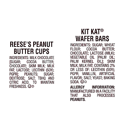 Reese's and Kit Kat Miniatures Assortment Party Pack - 33.36-oz