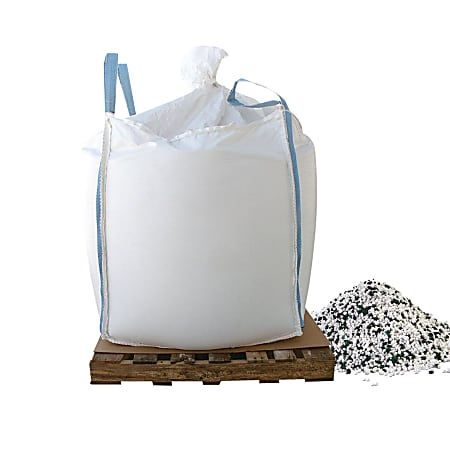 Bare Ground Calcium Chloride Pellets, With Traction Granultes, 2,000-Lb Supersak