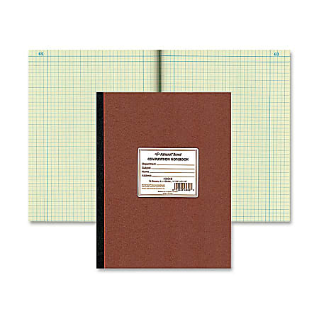 National Brand 100percent Recycled Computation Notebook 4 x 4 Quad 11 ...