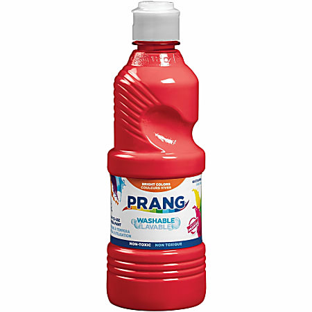 Prang Washable Tempera Paint - 1 Color(s) - Red - 16 fl oz - Washable - 1 Each