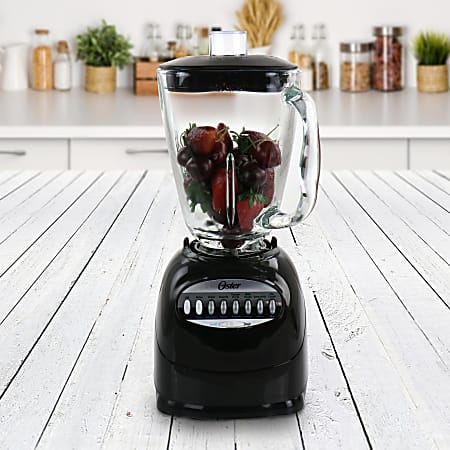 Oster Fresh Easy 12 Speed Blender Black Office Depot