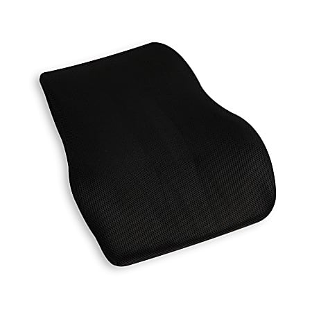 Mind Reader Lumber Support Cushion 18 1 2 H x 5 W x 14 1 2 D Black