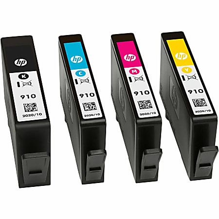 Original HP 910 Cyan Magenta Yellow910XL Black Ink Cartridges 4