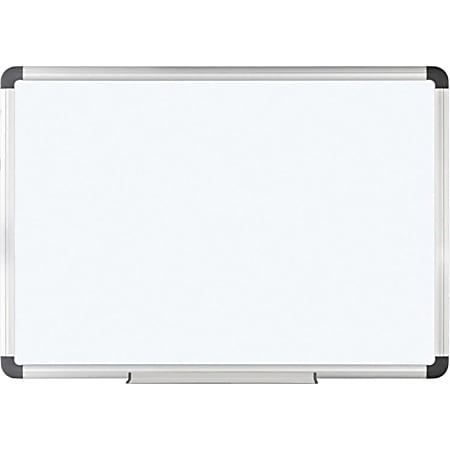 Lorell Magnetic Dry Erase Whiteboard Easel 36 x 48 Aluminum Frame With  Silver Finish - Office Depot