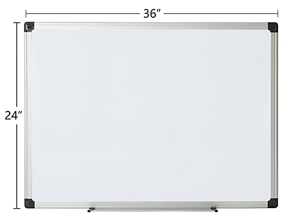 AT A GLANCE WallMates Self Adhesive Non Magnetic Dry Erase Whiteboard  Surface 24 x 36 White - Office Depot