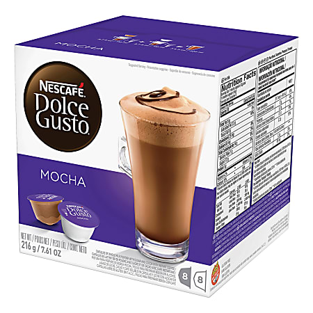 Nescafe Dolce Gusto Mocha Coffee Single-Serve Pods, Carton Of 16
