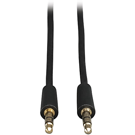 Tripp Lite 10ft Mini Stereo Audio Dubbing Cord 3.5mm Connectors M/M 10' - (M/M) 10-ft.