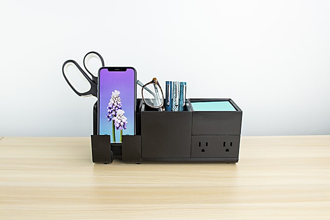 Bostitch Konnect Stackable 4 Piece Desk Organization Kit