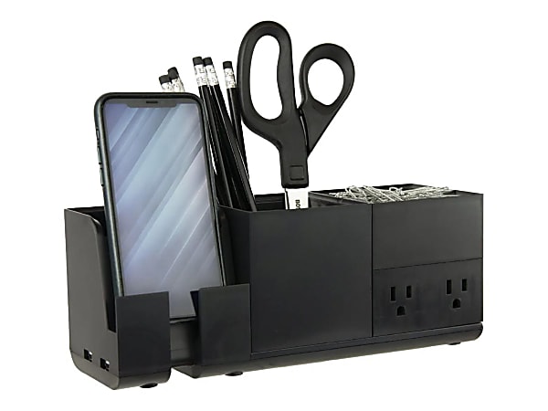 Bostitch Konnect Stackable 4 Piece Desk Organization Kit