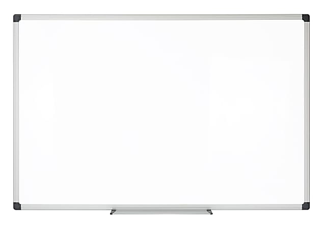 Realspace™ Magnetic Dry-Erase Whiteboard, 24" x 36", Aluminum Frame With Silver Finish
