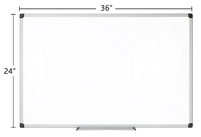 Details about   Magnetic Framed Dry Erase White Board 24 x 36 Inch NIB 