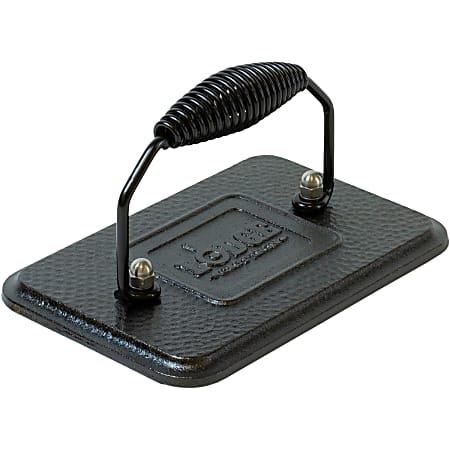 Lodge 6.75x4.5 Inch Grill Press - Grilling, Sandwich - Hammered