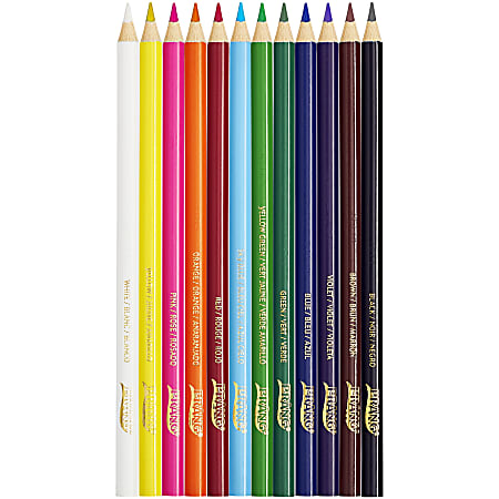 Prang® Color Pencils, 3.3 mm, Pack Of 12