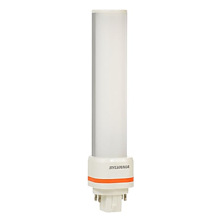 Sylvania 6.61" GX24Q Horizontal LED Tube Lights, 900 Lumens, 9 Watt, 2700K/Soft White, Replaces CF26 DD/E Fluorescent Tubes,Case of 24