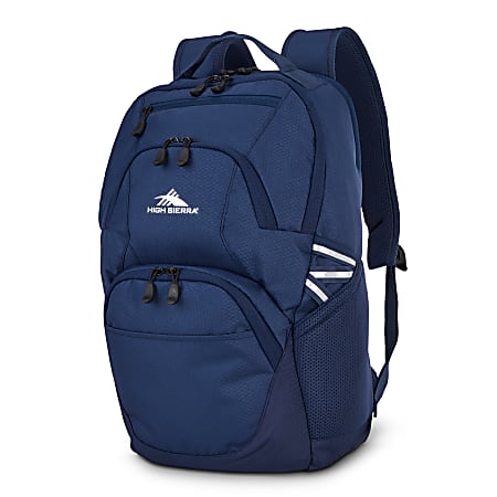 High Sierra Swoop Laptop Backpack With 17" Laptop Pocket, True Navy