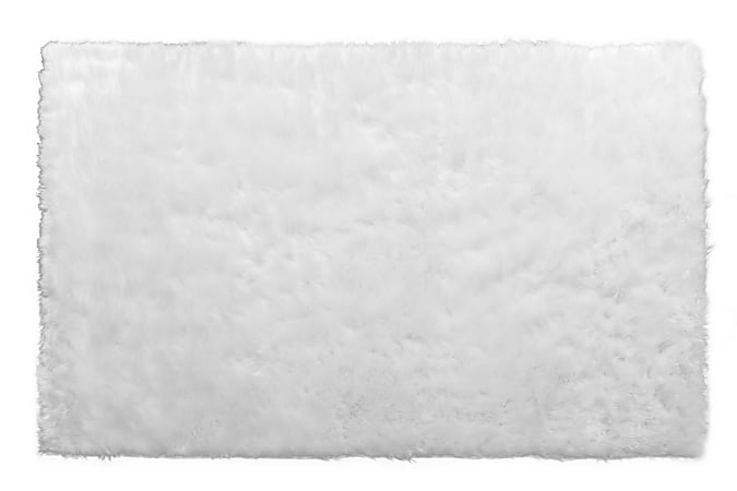 Glamour Home Aileen Rectangular Area Rug, 5' x 3', White